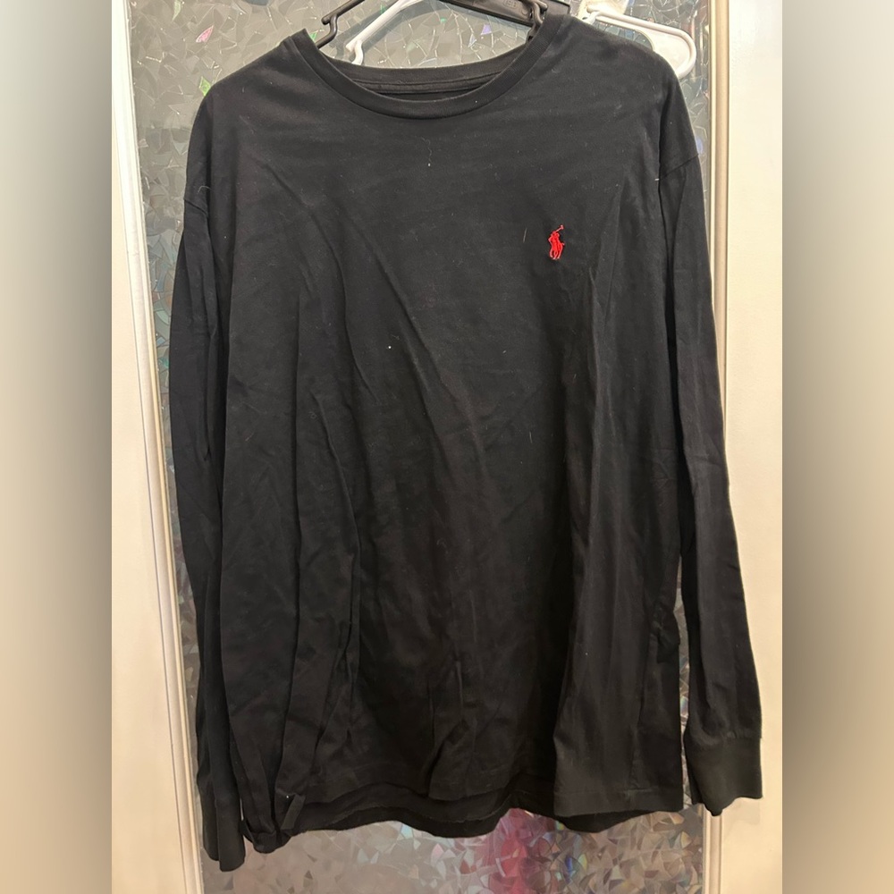Polo by Ralph Lauren Black Long Sleeve Tee B21